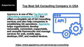 Top Best QA Consulting Company in USA