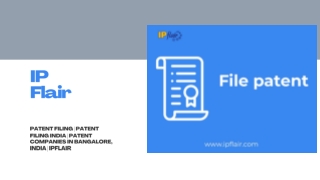 Things You Should Know Before You File Patent