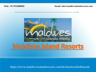 Places to Visit in Hulhumale Island