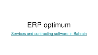 Licensed service and contracting management system in Bahrain and GCC countries