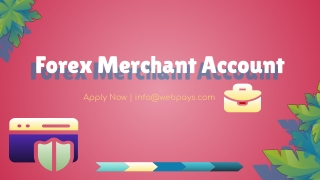 forex merchant account