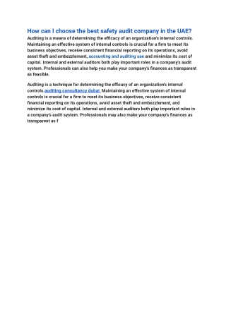 accounting and auditing companies in dubai