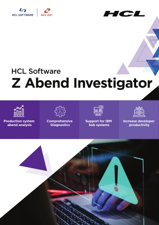 Introduction to the HCL Z Abend Investigation Software