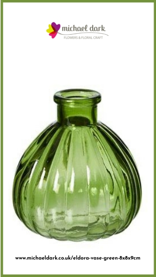 Eldora Vase - Green (8x8x9cm)