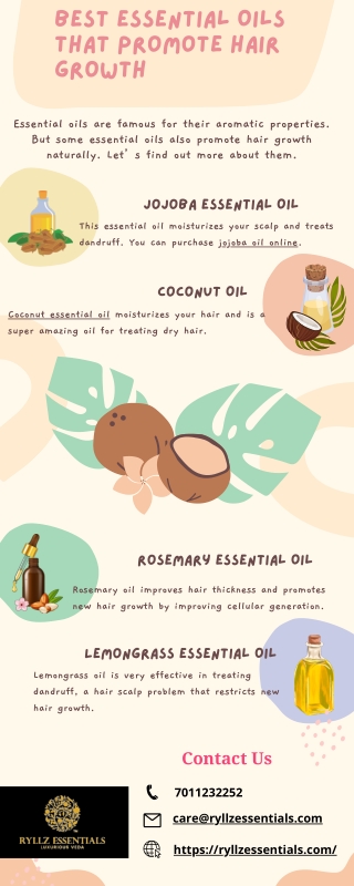 Best Essential Oils That Promote Hair Growth