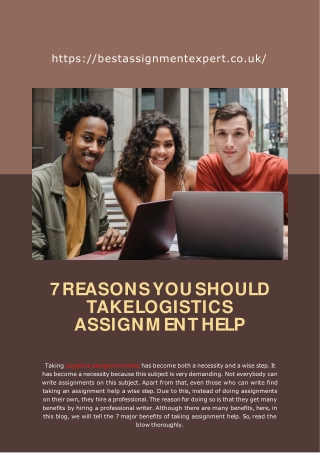 7 Reasons You Should Take Logistics Assignment Help