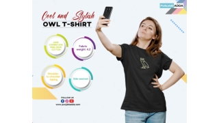 Cool and Stylish Owl T Shirt – Punjabi Adda