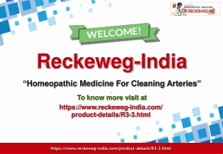 Homeopathic Medicine For Cleaning Arteries