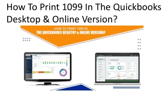 MwjHow To Print 1099 In The Quickbooks Desktop & Online Version?