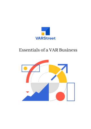 Essentials of a VAR Business