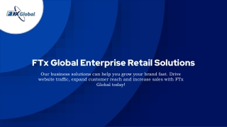 FTx Global Enterprise Retail POS Solutions