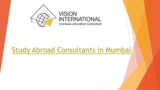 Study Abroad Consultants in Mumbai