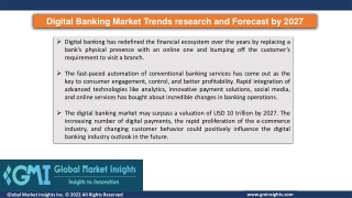 Digital Banking Market Trends research and Forecast by 2027