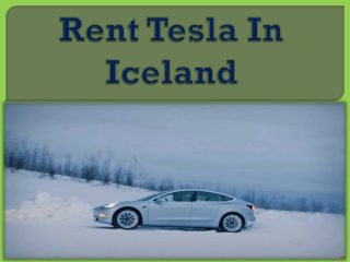 Rent Tesla In Iceland
