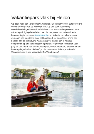 Vakantiepark Heilloo