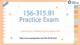 Check Point 156-315.81 Practice Test Questions