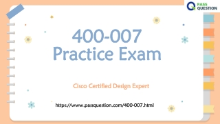 Cisco 400-007 Practice Test Questions