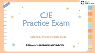 Free 2022 Certified Jenkins Engineer (CJE) Exam Questions