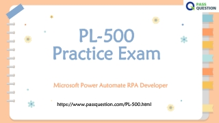 Microsoft PL-500 Practice Test Questions