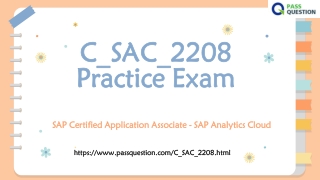 SAP C_SAC_2208 Practice Test Questions