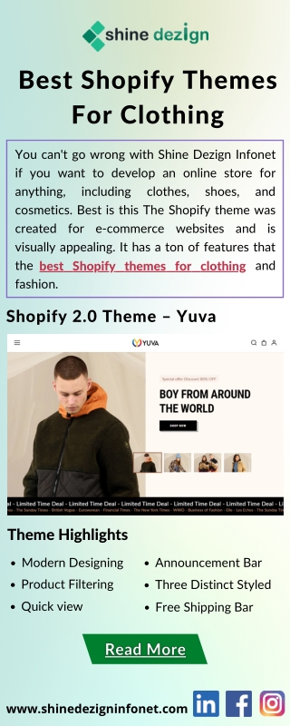 Best Shopify Themes For Clothing
