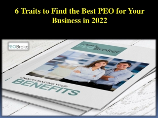 6 Traits to Find the Best PEO for Your Business in 2022