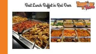 Best Lunch Buffet in Red Deer