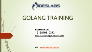 Golang Training