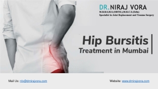 Hip Bursitis Treatment in Mumbai - Dr Niraj Vora