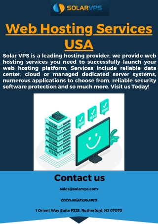 Web Hosting Services USA