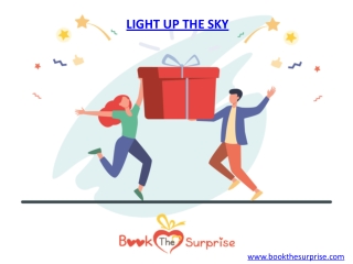 Book The Surprise - Light Up The Sky