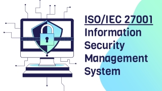 ISO/IEC 27001 | Information Security Management System