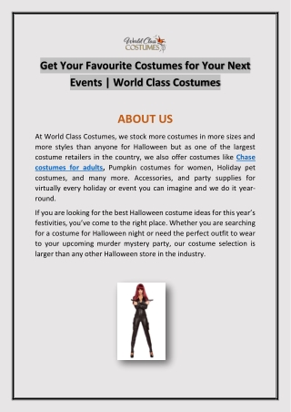 Get The Best Chase Costume For Adults - World Class Costumes