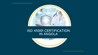 ISO 45001 Certification in Angola