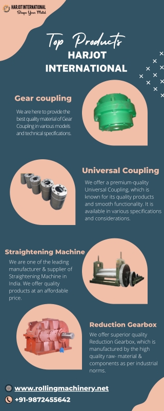 Gear Coupling - Heavy Equipment - Harjot International