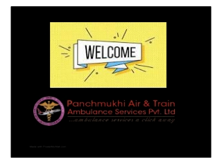 Panchmukhi Road Ambulance Services in Punjabi Bagh, Delhi with Hi-tech Medical Services