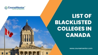 List Of Blacklisted Colleges In Canada