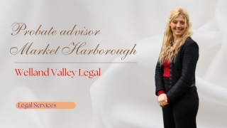 Probate Advisor Market Harborough