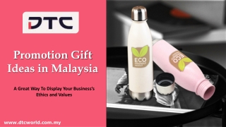 Promotion Gift Ideas in Malaysia