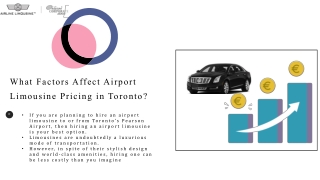 Factors Affect Airport Limousine Pricing in Toronto