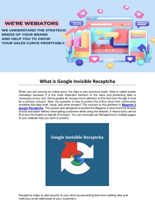 What is Google Invisible Recaptcha