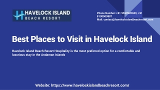 Best Places to Visit in Havelock Island