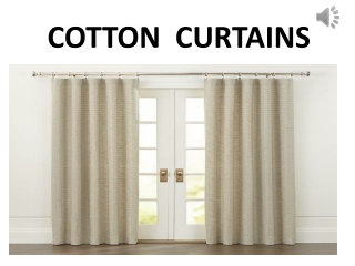 Cotton Curtains  In Dubai