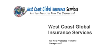 West Coast Global Insurace Services