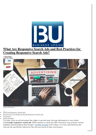 What Are Responsive Search Ads and Best Practices for Creating Responsive Search
