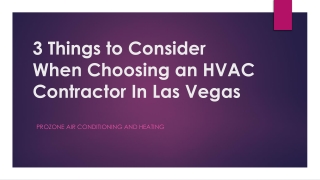 3 Things to Consider When Choosing an HVAC