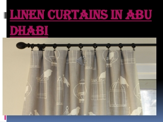 Linen Curtains In Dubai