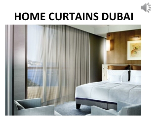 Home Curtains In Dubai