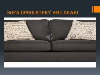 Sofas Upholstery In Abu Dhabi