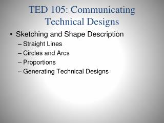 TED 105: Communicating Technical Designs